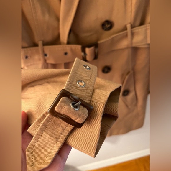 Beige trench coat with belt - Size M - Picture 4 of 7